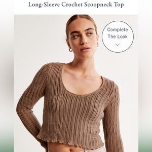 Abercrombie crochet top